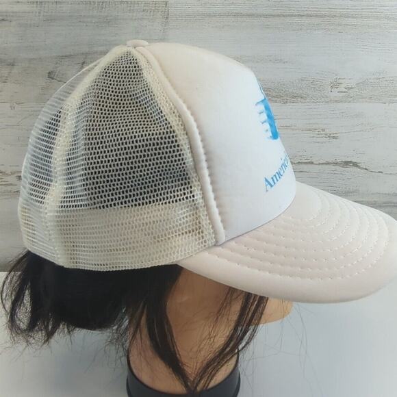 Chrysler Plymouth Americas Way To Go White Vintage Trucker Hat snapback - Picture 6 of 13